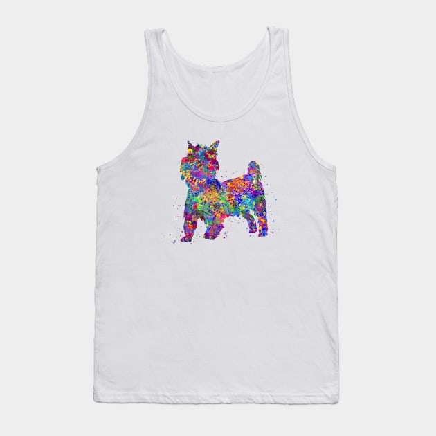 Yorkshire Terrier dog watercolor Tank Top by Yahya Art